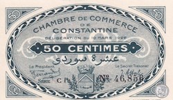 140-36- 10/03/1922 Constantine 50 Centimes Cdc Séries C1
