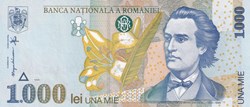 1.000 Lei  Banca Naţională a României  1998 Unc Pick 106(1)