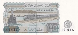 1983 Pick132b 10 د.ج - Dinar algérien (17) Unc