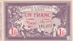 141.23-4/2/1920 Oran 1 Franc série IV Cdc