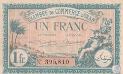141-27 -25/03/1921 Oran 1 Franc Cdc