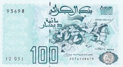 1992 Pick137b 93698 100 د.ج - Dinar algérien Unc (15)