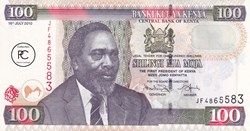 2010 Pick48e 100 Sh - Shilling kényen Unc