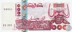 1998 Pick142a 1 000 د.ج - Dinar algérien Unc (10)