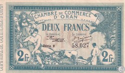 141-8-10/11/1915 Oran 2 FrancS Série V Cdc