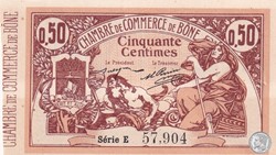 138-1- 18/5/1915 Bône 50 cts Cdc Séries E