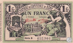 138-15- 5/1/1921 Bône 1 Franc Cdc Séries B