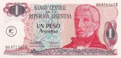 1984 Pick311a.2 1 $a - Peso argentin Unc