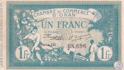 141-8-10/11/1915 Oran 1 Franc Série III Cdc