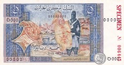 1970   Pick126s    5 د.ج - Dinar algérien  (1) Unc