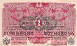 1916 Pick 20  1 Krone  Spl