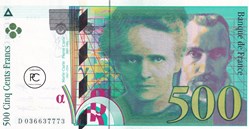 1996 Pick160b 500 ₣ - Franc français Unc