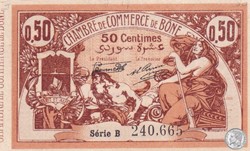138-8- 30/7/1919 Bône 50 cts Cdc Séries B