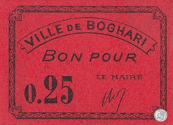 BOGHARI 3 - 0,25 franc - 1916 (2)