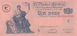 1951 Pick262 1 m$n - Monnaie nationale de poids argentin Unc