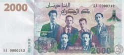 2020 Pick147-1 N° 242 2 000 د.ج - Dinar algérien Très Rare Unc (45)