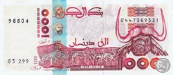 1998 Pick142a 1 000 د.ج - Dinar algérien Unc (13)