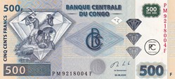 2020 Pick96 500 FC - Franc congolais Unc