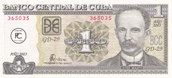 2003  Pick125  1 $MN - Peso cubain  Unc
