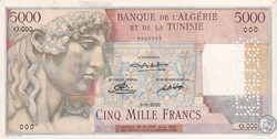 1949 Pick109s 5.000 Francs Spécimen