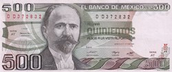 1981 Pick 75a Serie AT 500 Pesos Banco de México S.A. Unc