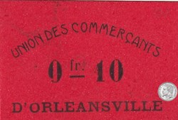 ORLEANSVILLE -5- 0,10 franc - 1916 -(1)