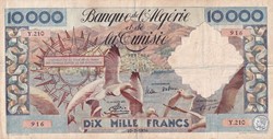 1956 Pick110 10 000 Franc algérien TTB