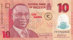 2009  Pick39a.2.2  10 ₦ - Naira nigérien  Unc