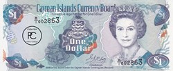 1996 Pick16a  B1  1 $ - Dollar des Îles Caïmans Unc
