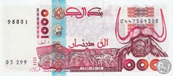 1998 Pick142a 1 000 د.ج - Dinar algérien Unc (1)