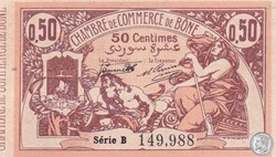 138-4- 10/7/1917 Bône 50 cts Cdc Séries B