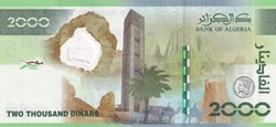 2022  Pick148  235  2 000 د.ج - Dinar  algérien Unc (25)