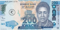 2012 Pick60a 200 MK - Kwacha malawien Unc