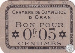 141-48-1916 Oran 5 Cts Cdc