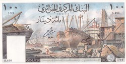 1964  Pick125a    100 د.ج - Dinar algérien Unc (2)