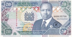 1994 Pick31b 20 Sh - Shilling kényen Unc