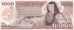 1985 Pick 85 Serie XG 1.000 Pesos Banco de México Unc