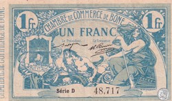 138-3- 18/5/1915 Bône 1 Franc Série D