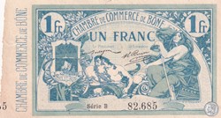 138-3- 18/5/1915 Bône 1 Franc Série B