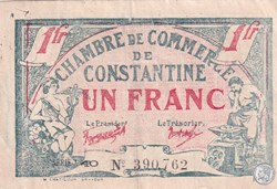 140-28- 28/6/1921 Constantine 1 Franc Cdc Séries A40