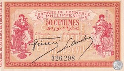 142-5- 10/11/1914 Philippeville 50 Centimes Cdc