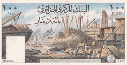 1964 Pick125b 100 د.ج - Dinar algérien Aunc