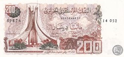 1983 Pick135a.2 200 د.ج - Dinar algérien Unc (2)