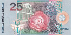 25 Gulden Centrale Bank van Suriname 01.01.2000 Unc Pick 148