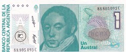 1986 Pick323b.2 1 ₳ - Austral argentin Unc