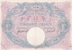 1914 Pick64e.2 50 ₣ - Franc français TTB