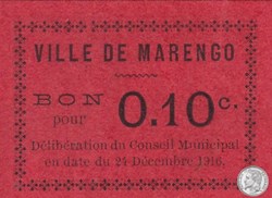 MARENGO 4b - 0,10 franc 1916