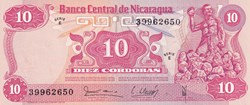 10 CórdobasBanco Central de Nicaragua 16.08.1979 Unc Pick 134