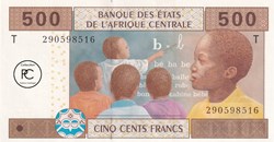 2002 Pick106 Ta 500 FCFA - Franc CFA centrafricain Unc