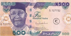 2014   Pick30m.1    500 ₦ - Naira nigérien  Unc